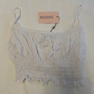 MISSGUIDED white crop top